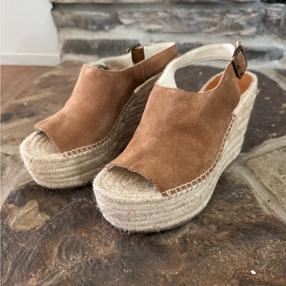 Women's Soludos Tan Platform Espadrille Sandals